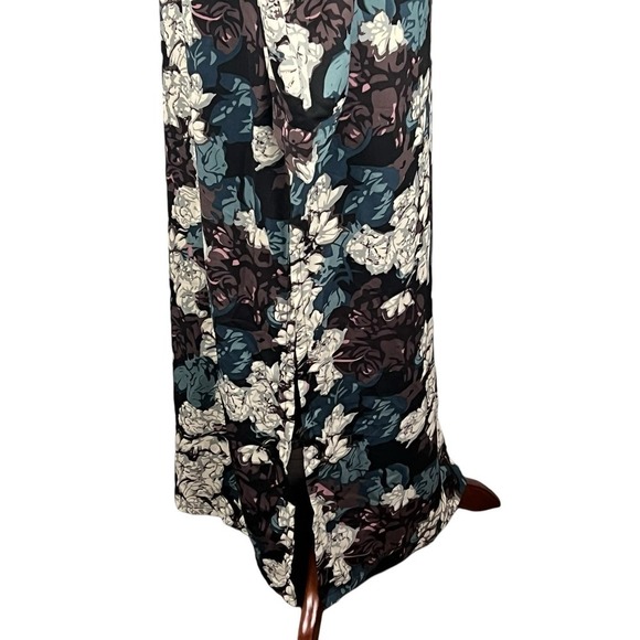 WALTER BAKER FLORAL PUFF SLEEVE KENDALL MAXI DRESS IN TULIP CRUSH NWT SIZE M - Picture 7 of 15